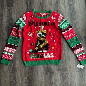 NWT Cat Holiday Ugly Sweater
